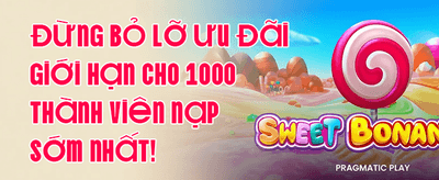 Thưởng Chào Mừng 100% Tân Thủ promotion